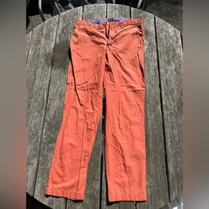 J. Crew Light Weight Orange Chinos 31x30